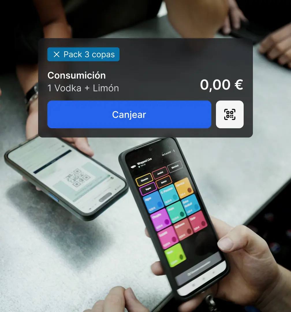 Vende copas antes de abrir puertas