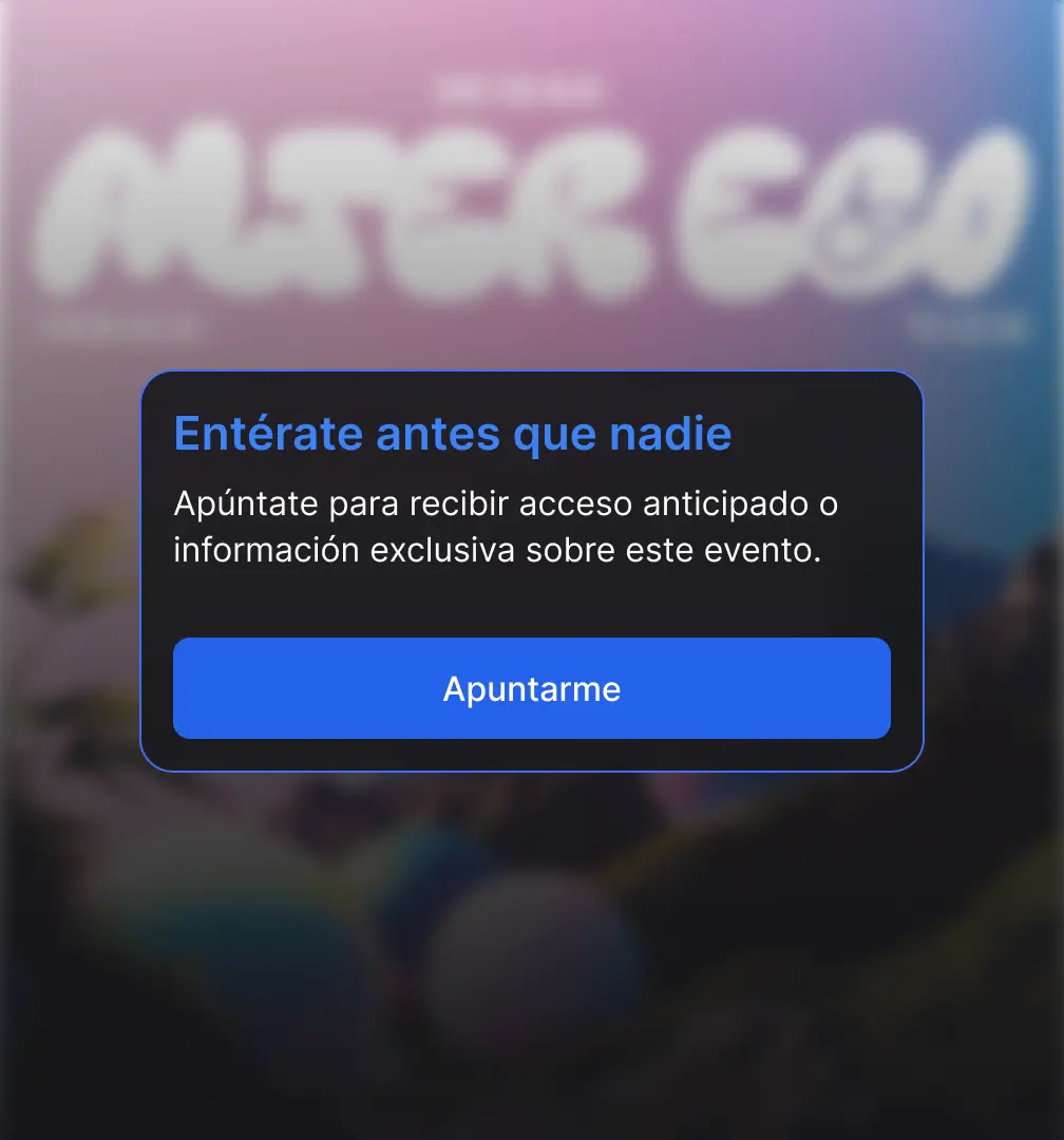 Crea tu lista de espera antes de salir a venta