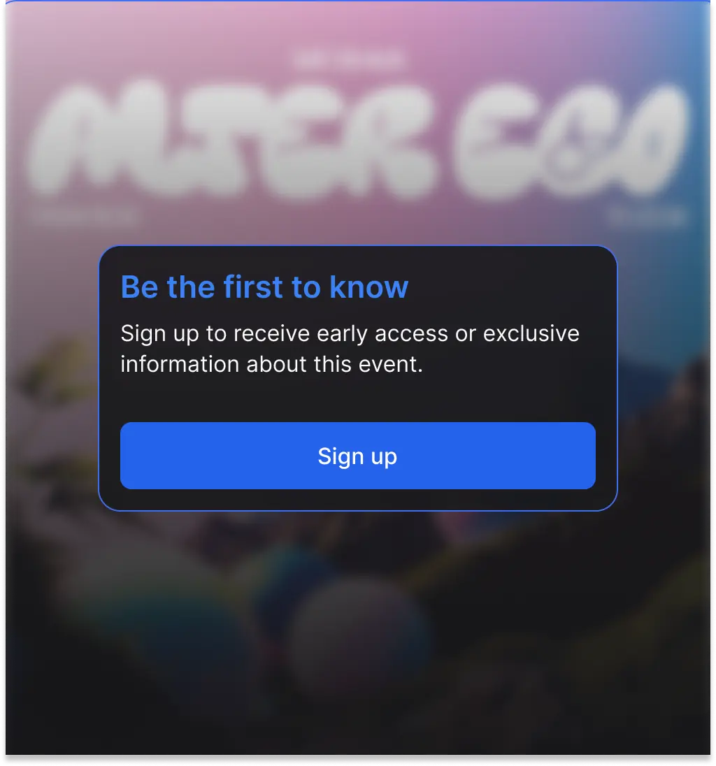 Build your waitlist before you set a date