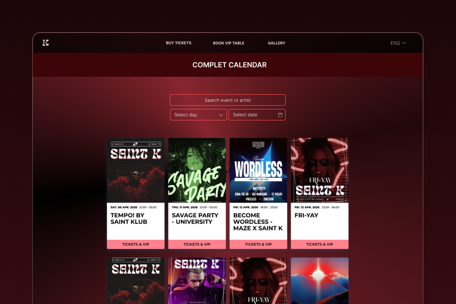 Personaliza la venta de tickets, reservas VIP y listas en tu sitio web con Fourvenues