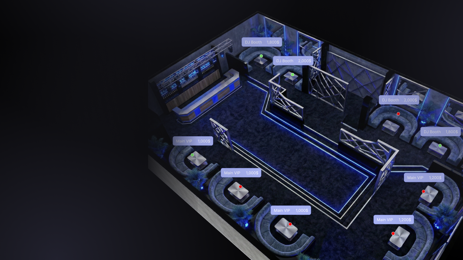 Mapa 3D VIP nighlife