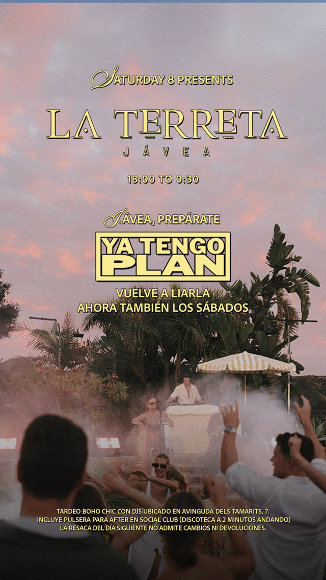 Tardeo Jávea - La Terreta Sábado