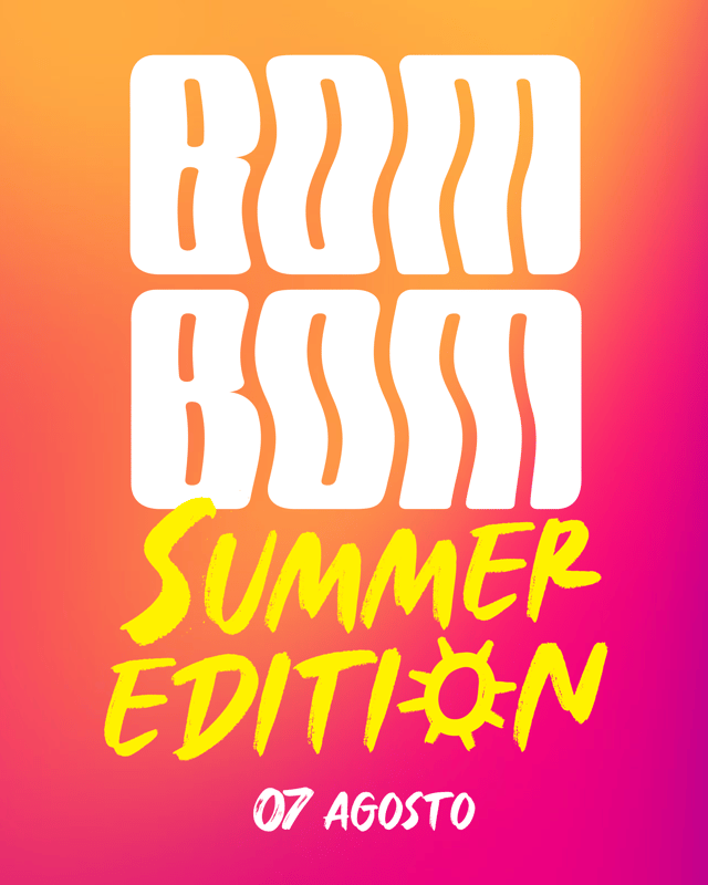 BOMBOM URBAN CLUB  - SUMMER EDITION Barcelona