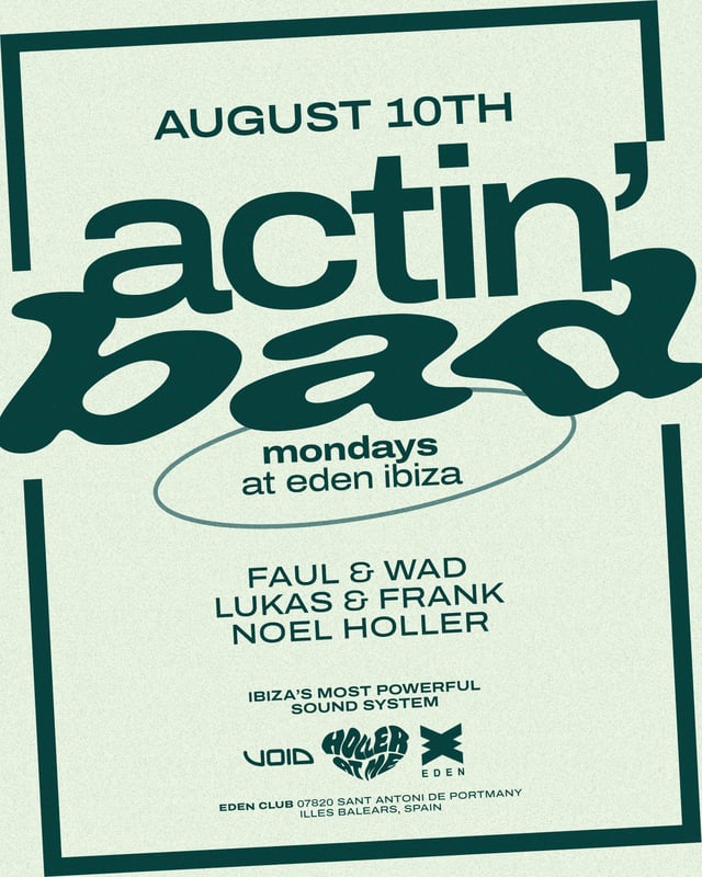 ACTIN´BAD WEEK 6 (Presented by Holler At Me)