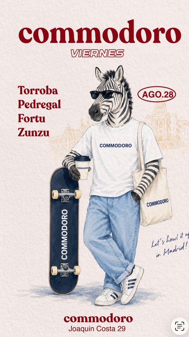 Back to Madrid | Commodoro