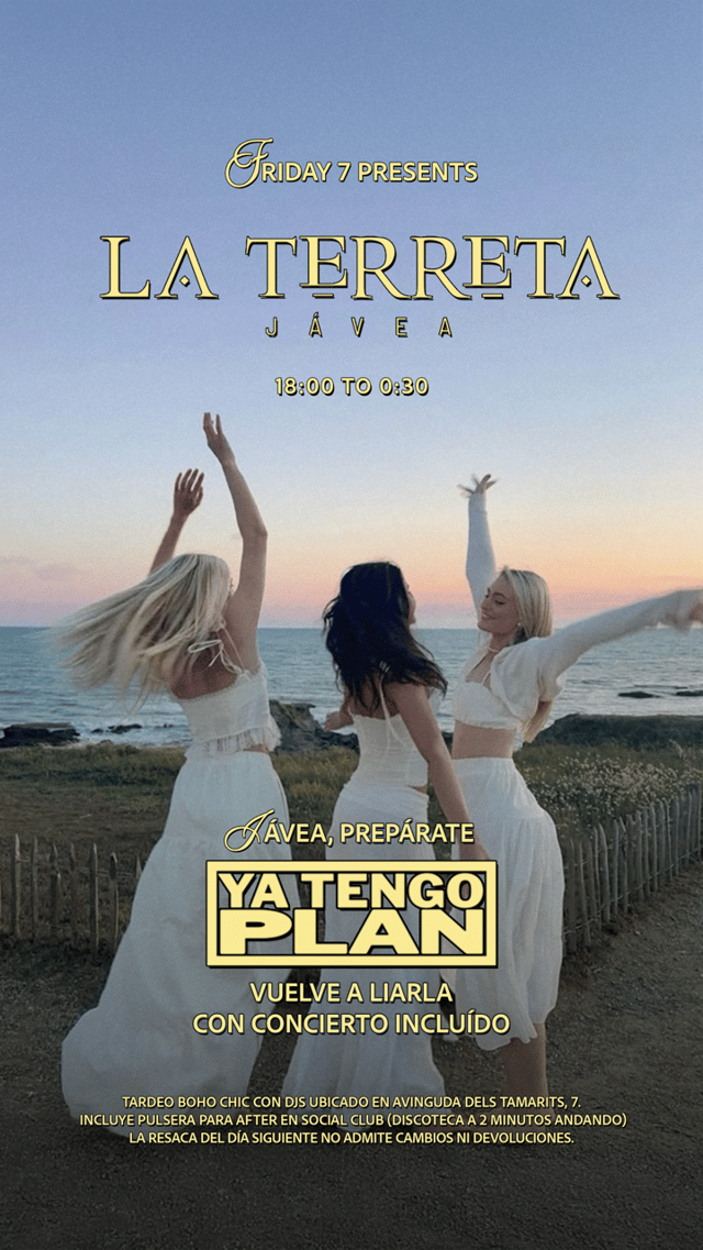 Tardeo Jávea - La Terreta Viernes
