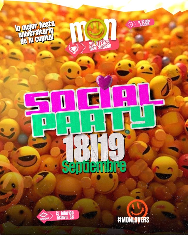 VIERNES MON - SOCIAL PARTY