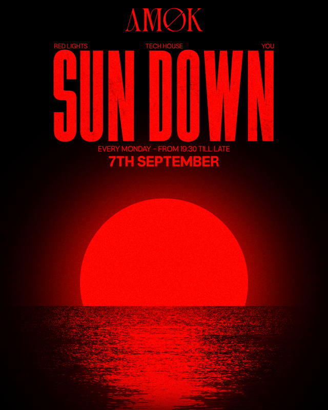 SUN DOWN.
