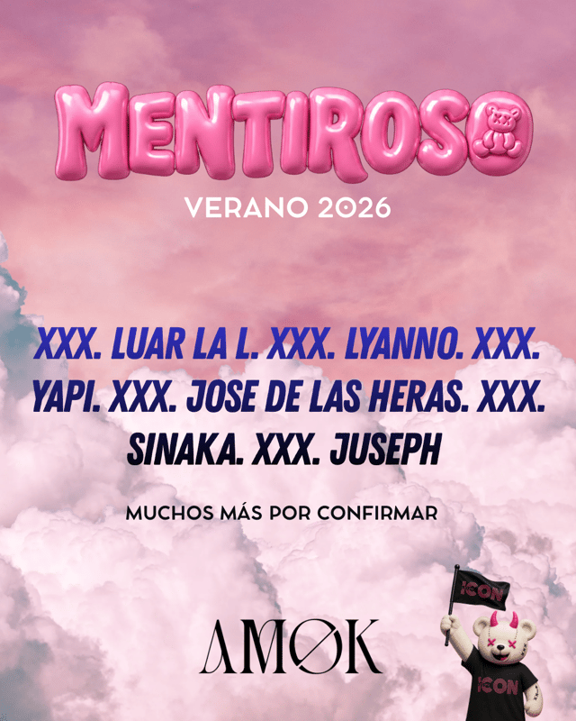 MENTIROSO - ARTISTA POR CONFIRMAR **