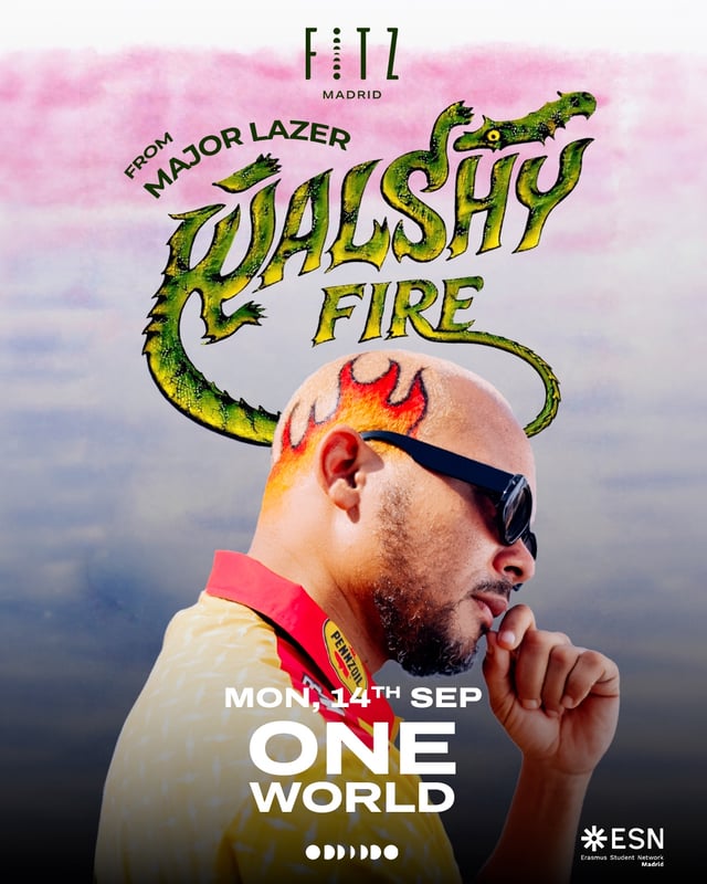Walshy Fire (Major Lazer) x One World by ESN - WELCOME TO MADRID