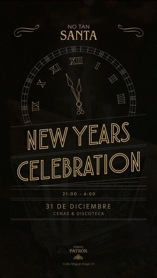 Flyer de NOCHEVIEJA LA SANTA en La Santa (Madrid), jueves 31 de diciembre de 2026