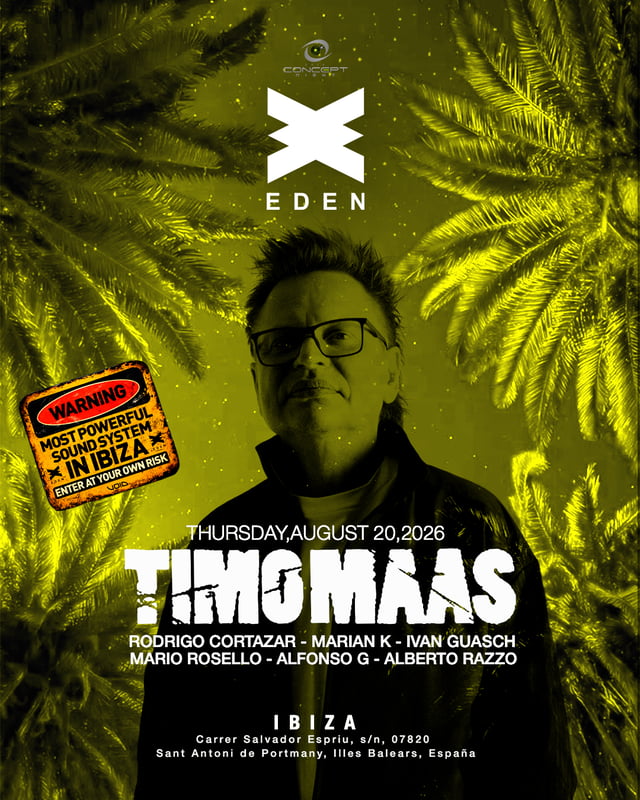 CONCEPT NIGHT: TIMO MAAS (ROOM 2)