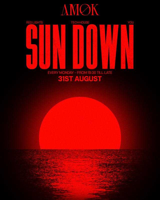 SUN DOWN.