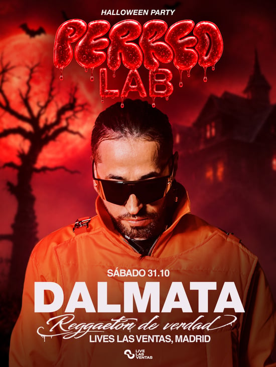 Flyer de PERREOLAB X HALLOWEEN LAS VENTAS en Madrid No Descansa (Madrid), sábado 31 de octubre de 2026