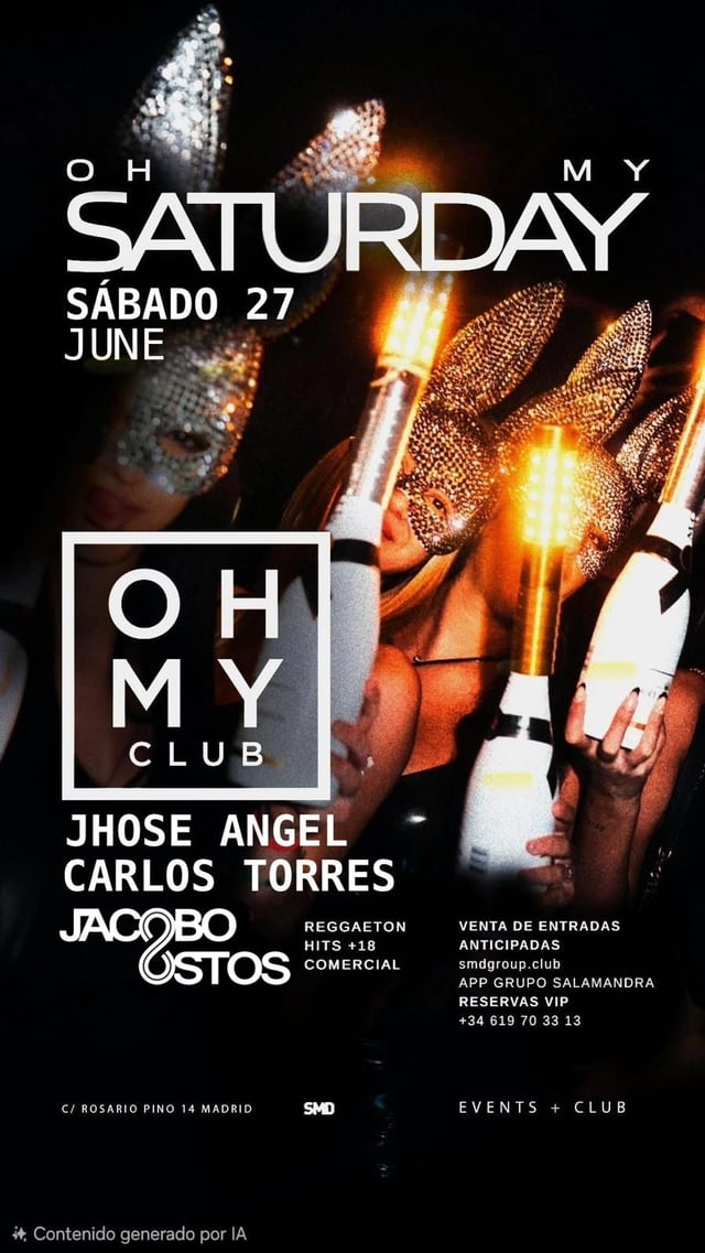 OH MY CLUB SÁBADO