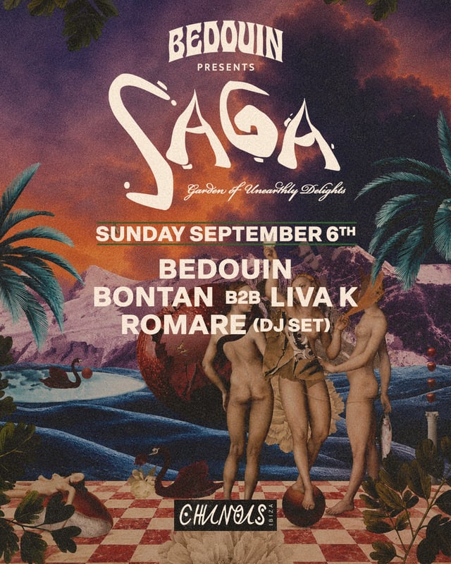 SAGA: Bedouin, Bontan b2b Liva K, Romare (Dj Set)
