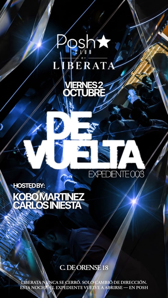 Flyer de SÁBADO POSH ⭐️ en Posh Club (Madrid), sábado 7 de noviembre de 2026