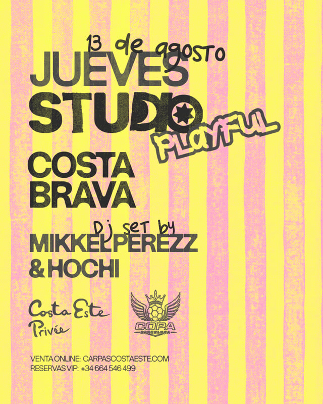 Studio Club x Copa bcn x Playful