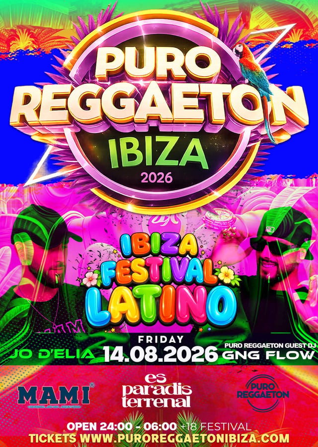 Puro Reggaeton Ibiza 2026 - IBIZA FESTIVAL LATINO