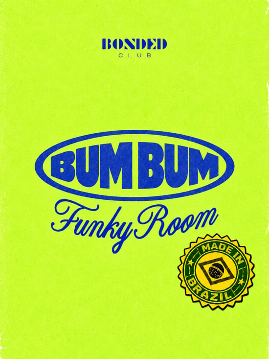 Flyer de Bum Bum Funky Room en Bonded Club (Madrid), miércoles 28 de octubre de 2026