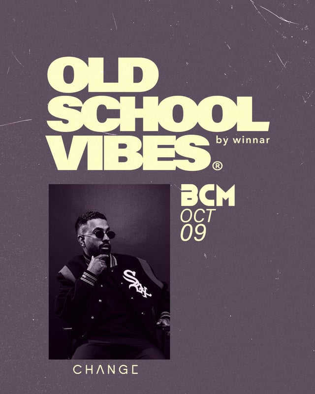 October 9th - OLD SCHOOL VIBES - BCM Mallorca
