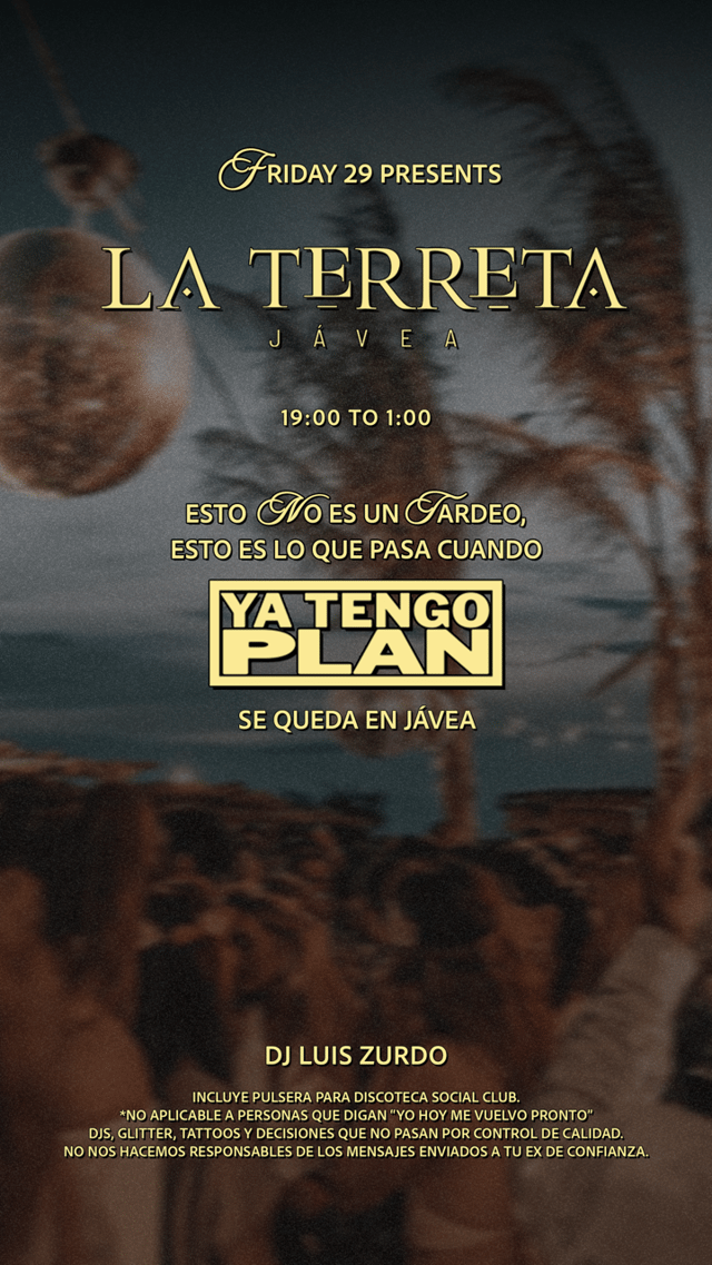 Tardeo Jávea - La Terreta