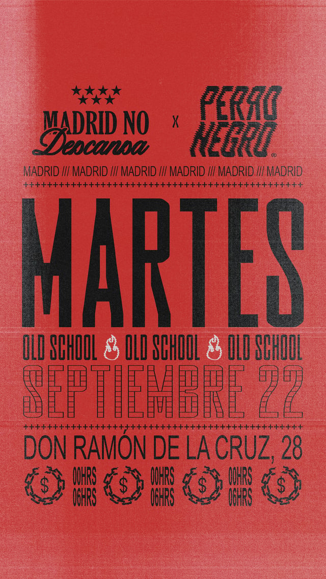 MARTES PERRO NEGRO X MADRID NO DESCANSA