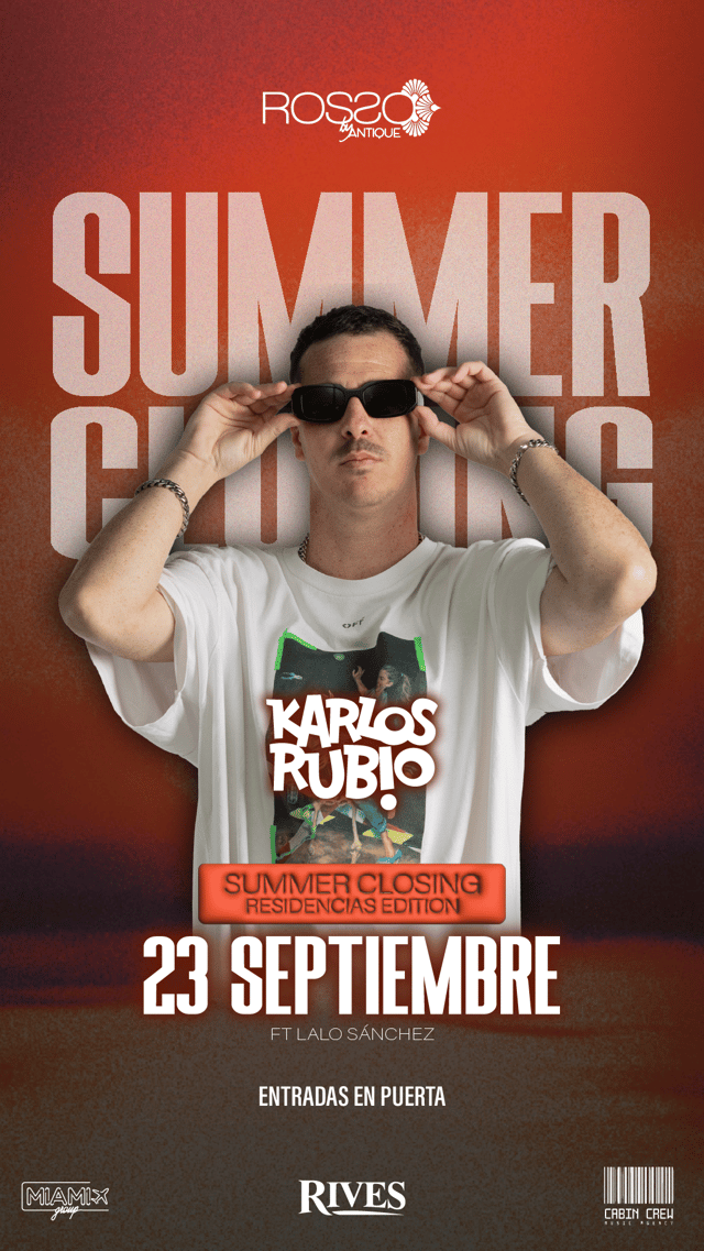 SUMMER CLOSING - RESIDENCIAS EDITION 23.09