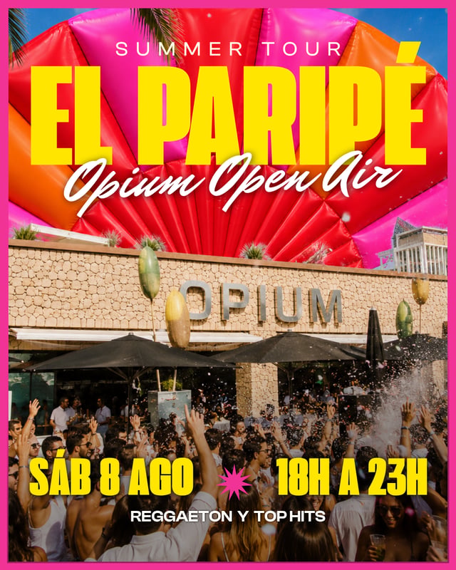 PARIPÉ TARDEO x OPIUM BARCELONA