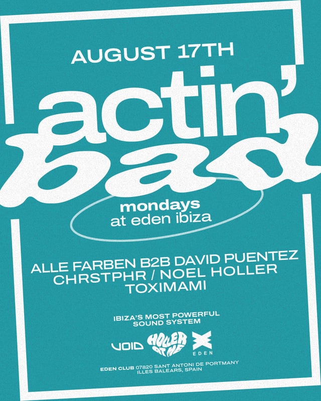 ACTIN´BAD WEEK 7 (Presented by Holler At Me)