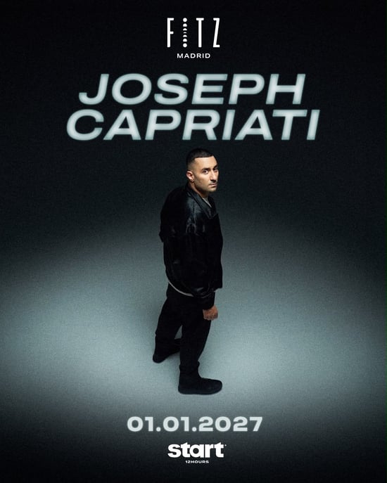 Flyer de JOSEPH CAPRIATI x FITZ en Fitz Madrid (Madrid), viernes 1 de enero de 2027